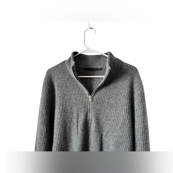 Jenni Kayne half zip Wool and Cashmere blend sweater Size L - Picture 10 of 12